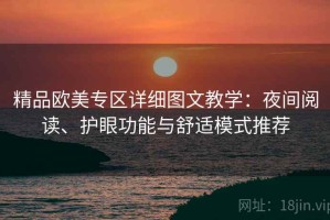 精品欧美专区详细图文教学：夜间阅读、护眼功能与舒适模式推荐