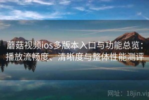 蘑菇视频ios多版本入口与功能总览：播放流畅度、清晰度与整体性能测评