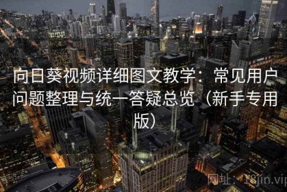 向日葵视频详细图文教学：常见用户问题整理与统一答疑总览（新手专用版）