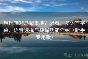 想玩转趣岛聚集地？必看：多语言字幕、语音选择与翻译功能介绍（新手专用版）