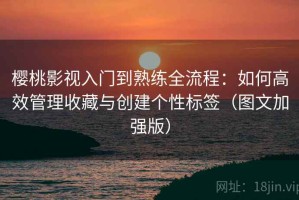 樱桃影视入门到熟练全流程：如何高效管理收藏与创建个性标签（图文加强版）