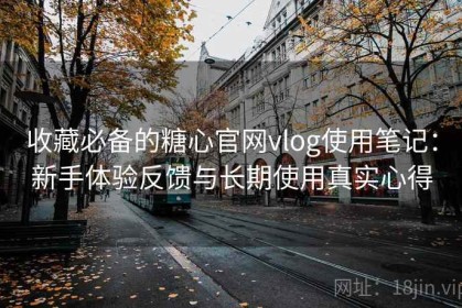 收藏必备的糖心官网vlog使用笔记：新手体验反馈与长期使用真实心得