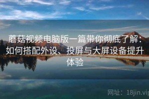 蘑菇视频电脑版一篇带你彻底了解：如何搭配外设、投屏与大屏设备提升体验
