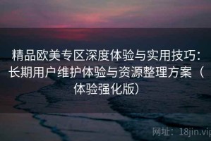 精品欧美专区深度体验与实用技巧：长期用户维护体验与资源整理方案（体验强化版）