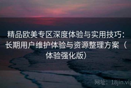 精品欧美专区深度体验与实用技巧：长期用户维护体验与资源整理方案（体验强化版）