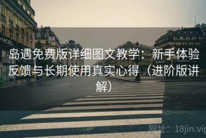 岛遇免费版详细图文教学：新手体验反馈与长期使用真实心得（进阶版讲解）