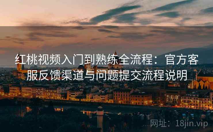 红桃视频入门到熟练全流程：官方客服反馈渠道与问题提交流程说明
