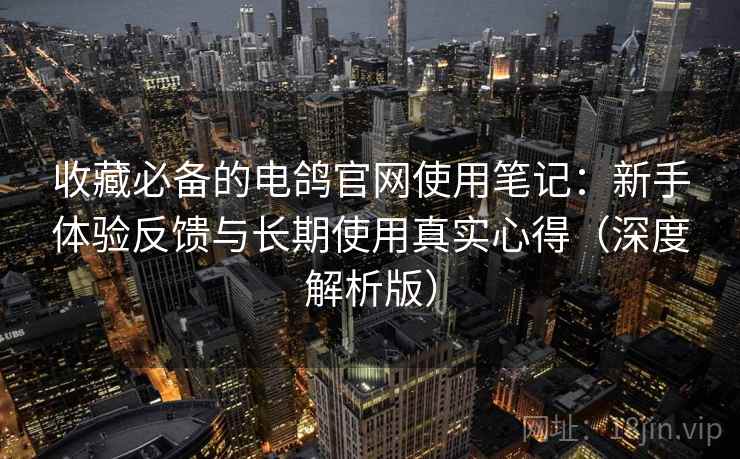 收藏必备的电鸽官网使用笔记：新手体验反馈与长期使用真实心得（深度解析版）