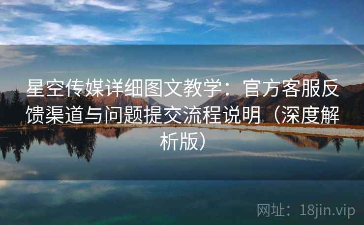 星空传媒详细图文教学：官方客服反馈渠道与问题提交流程说明（深度解析版）