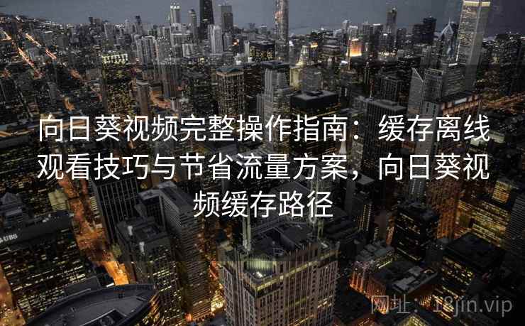 向日葵视频完整操作指南：缓存离线观看技巧与节省流量方案，向日葵视频缓存路径