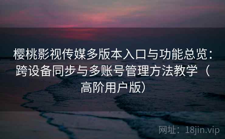 樱桃影视传媒多版本入口与功能总览：跨设备同步与多账号管理方法教学（高阶用户版）
