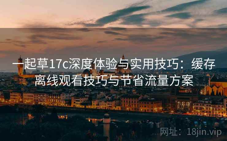 一起草17c深度体验与实用技巧:缓存离线观看技巧与节省流量方案 一起草17c深度体验与实用技巧:缓存离线观看技巧与节省流量方案